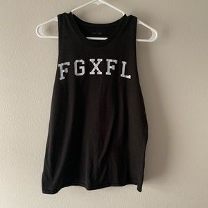 Flag Nor Fail women’s S racerback tank